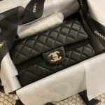 CHANEL 20CF 小羊皮 黑